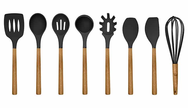 Country Kitchen Silicone Cooking Utensils
