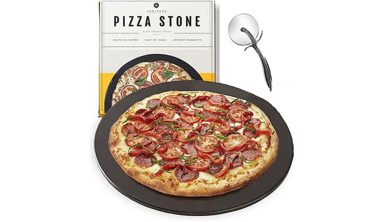 Heritage Pizza Stone 15 inch Ceramic Baking Stones for Oven Use