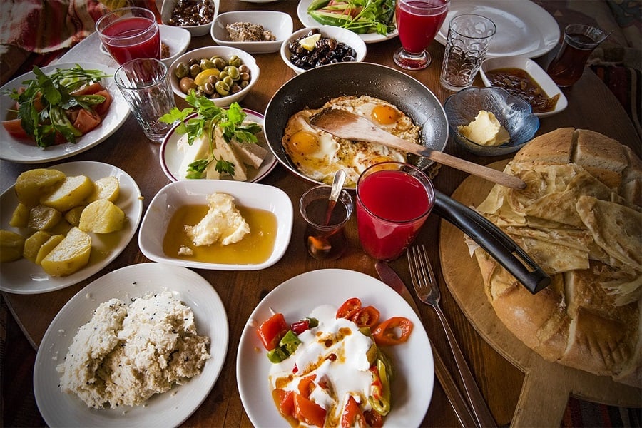 Mediterraneans breakfast