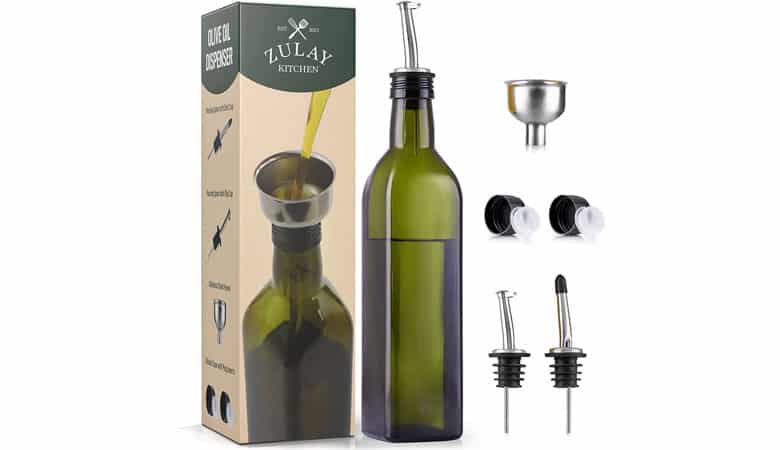Zulay Olive Oil Dispenser Bottle For Kitchen